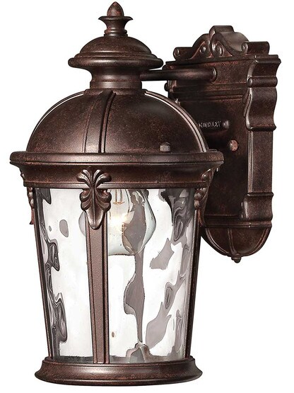 Windsor 12 1/2 inch Entry Sconce in River Rock.